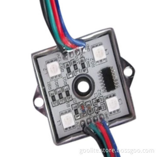 4 lights IC2801RGB module DC12V IP67 waterproof 2 years warranty